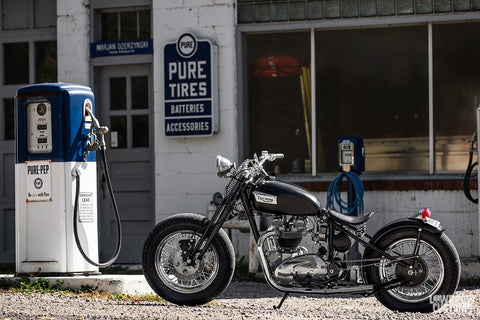 Todd Muller's 1966 Triumph Custom Harley Springer Chopper