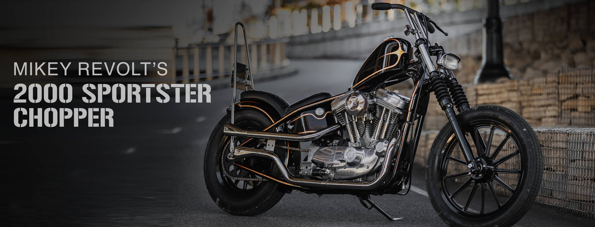 Mikey Revolt's 2000 Harley-Davidson Sportster Chopper – Lowbrow Customs