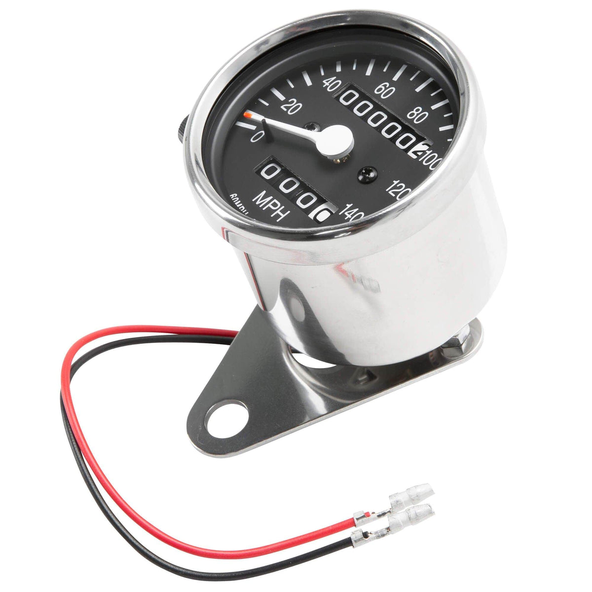 Mini 2:1 ratio Mechanical Speedometer with Trip Meter - 2.4 inch