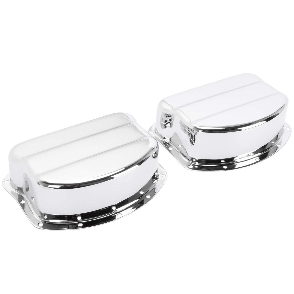 Rocker Box Covers - Chrome - 1948-65 Harley-Davidson Panhead