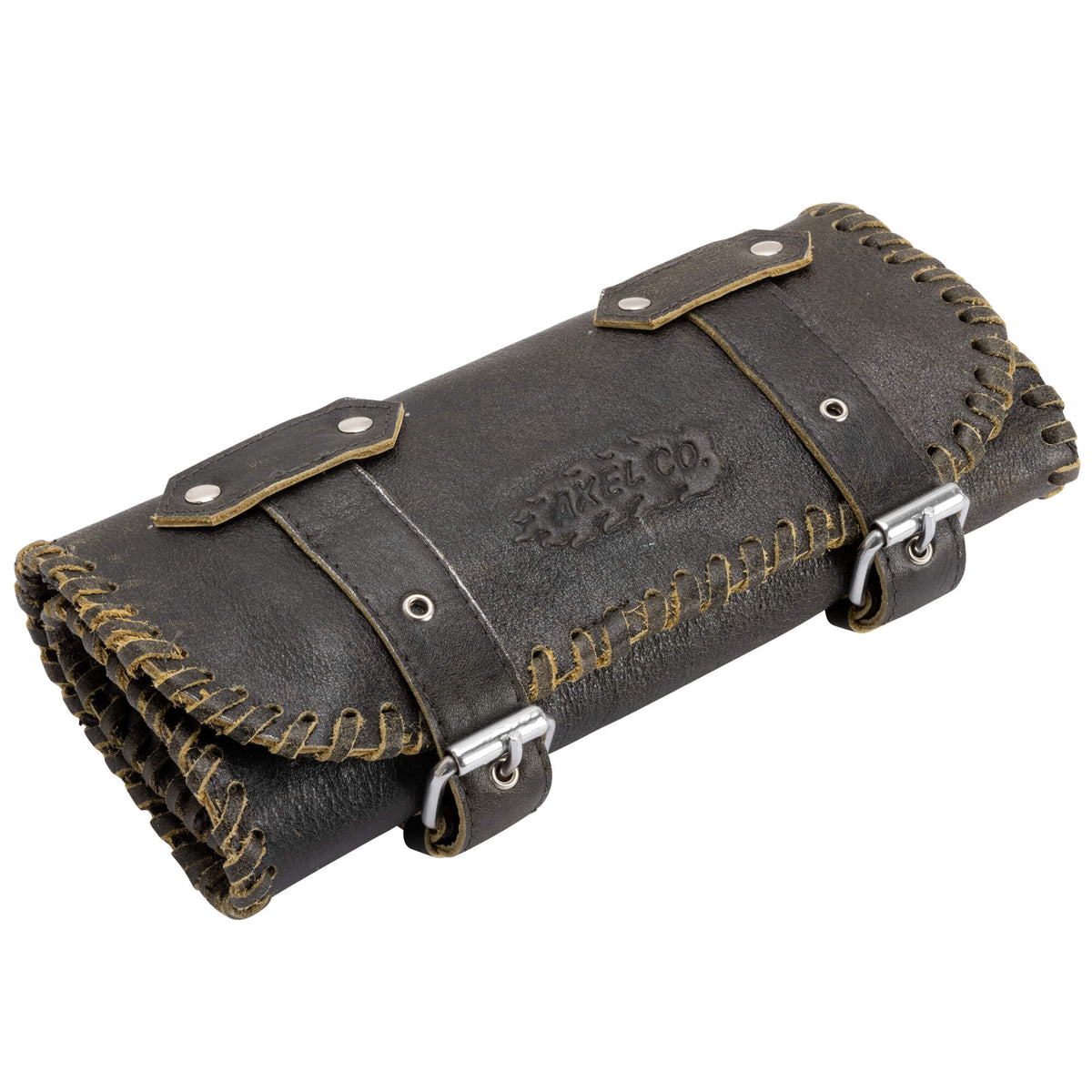 Axel Co. Braided Black Leather Tool Roll – Lowbrow Customs