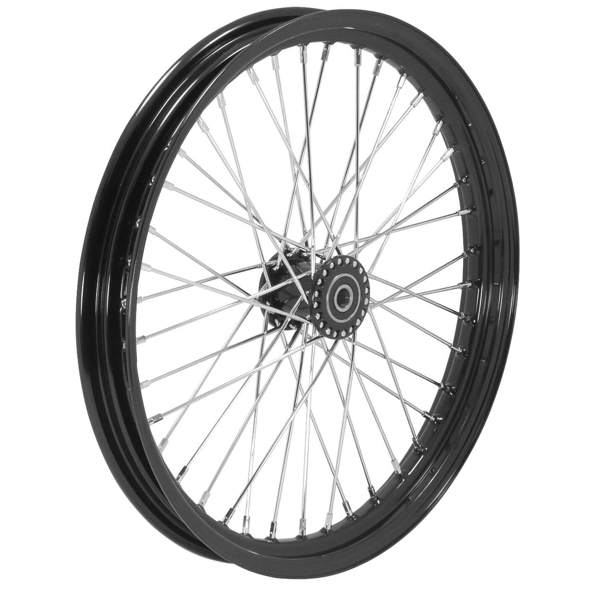 Mid USA 21 X 2 15 Black Front Spool Wheel Lowbrow Customs mid-usa-21-x-2-15-black-front-spool-wheel-lowbrow-customs