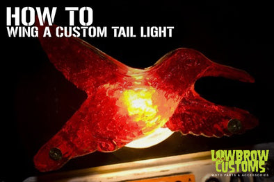How to: Wing a Custom Taillight (cast a custom tail light lens!)