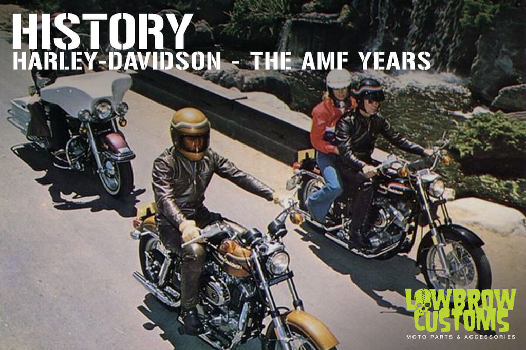 AMF Harley Davidson Years 1969 1981 Models History Changes Lowbrow Customs