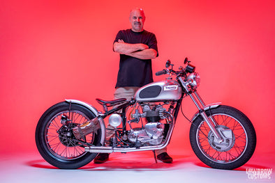 Meet BJ Emerson And His 1972 Triumph T100R Custom Chopper