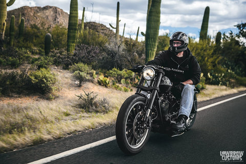 Gorgeous Greg's Black Bike: 1985 Harley FXSB Custom EVO