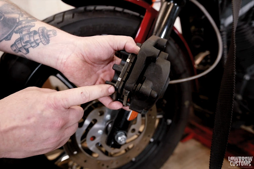 Knoble Tech Tips How To Inspect & Change Harley Sportster Brake Pads