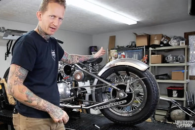 VIDEO: How To Install: A Rear Motorcycle Fender On a Triumph Chopper / Bobber
