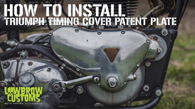How to Install a triumph timing cover patent plate