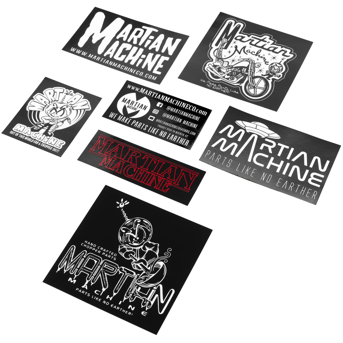 Martian Machine Sticker Pack – Lowbrow Customs