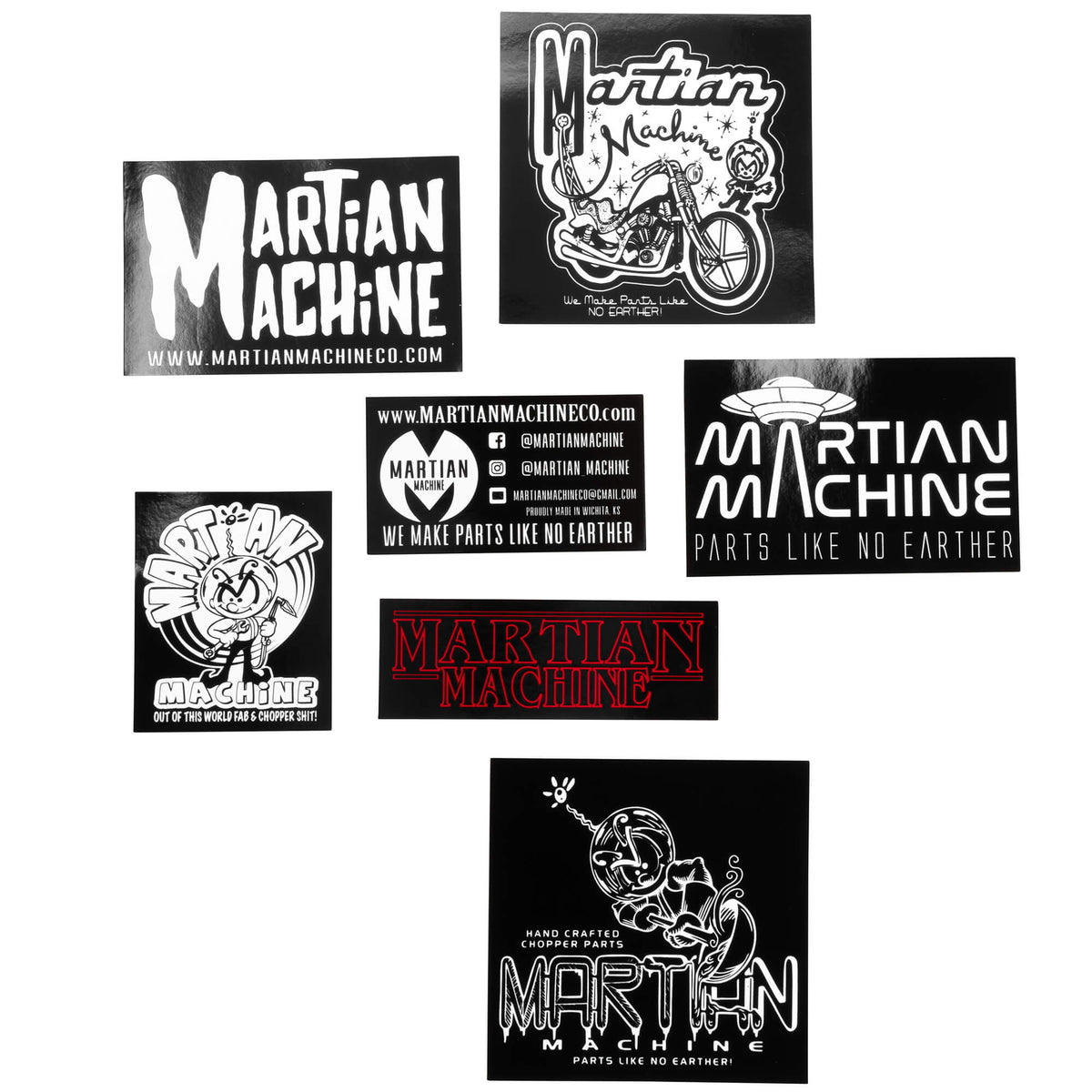 Martian Machine Sticker Pack – Lowbrow Customs