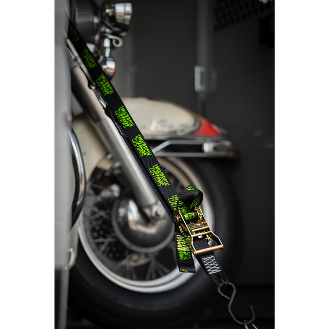 Deluxe Lowbrow Customs Ratcheting Tie-Downs With Soft Straps