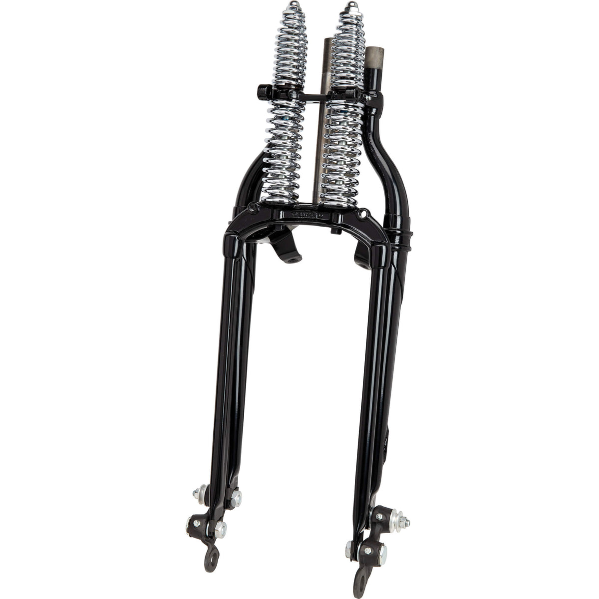 Samwel Supplies Classic Inline Springer Front Fork - Black/Chrome ...