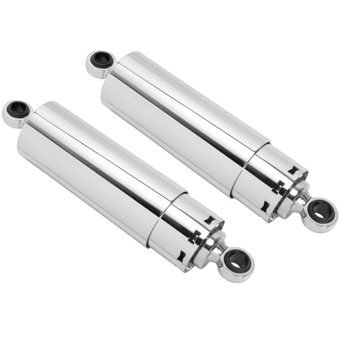 AEE 11" Chrome Shocks With Full Covers  - 1 inch Under - 1973-1984 Harley-Davidson FX/FL