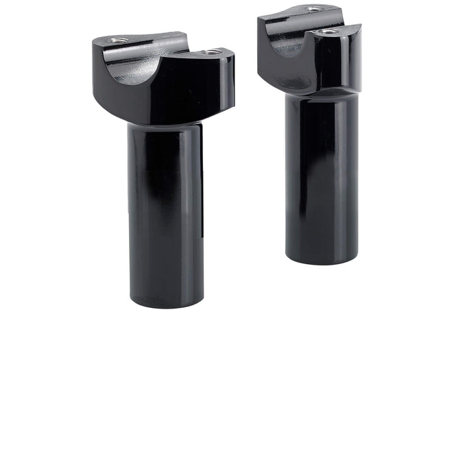 3-1/2 inch Forged Aluminum Handlebar Risers - Black