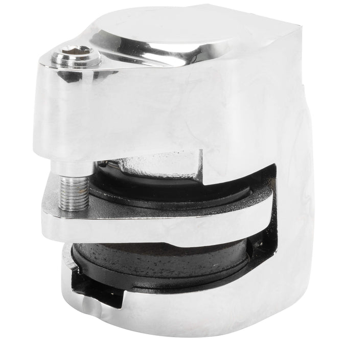 Front Brake Single Piston Caliper Assembly 1988-2006 Harley-Davidson FXSTS - Chrome