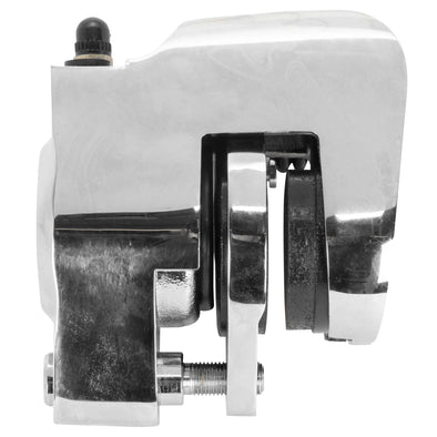 Front Brake Single Piston Caliper Assembly 1988-2006 Harley-Davidson FXSTS - Chrome