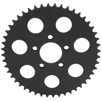 Replacement Chain Conversion Sprocket - Black - 48 Tooth - Harley-Davidson Sportster 2000-Up Dyna 2006-Up