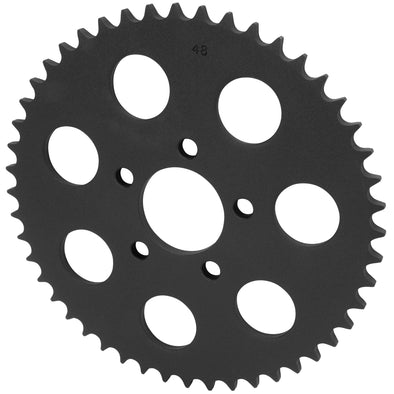 Replacement Chain Conversion Sprocket - Black - 48 Tooth - Harley-Davidson Sportster 2000-Up Dyna 2006-Up