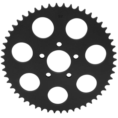 Replacement Chain Conversion Sprocket - Black - 52 Tooth - Harley-Davidson Sportster 2000-Up Dyna 2006-Up