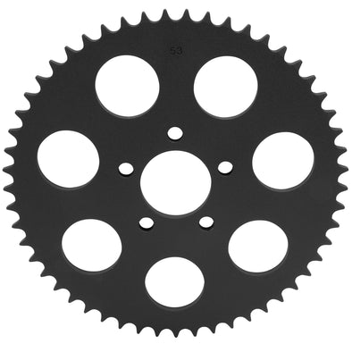 Replacement Chain Conversion Sprocket - Black - 53 Tooth - Harley-Davidson Sportster 2000-Up Dyna 2006-Up