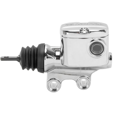 Rear Brake Master Cylinder Assembly - Chrome - 2008-2021 Harley-Davidson FLHT/FLHX/FLHR/FLTR/FLTRX/FLTRU/FLTRK