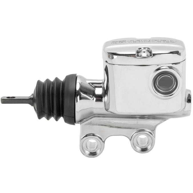 Rear Brake Master Cylinder Assembly - Chrome - 2008-2021 Harley-Davidson FLHT/FLHX/FLHR/FLTR/FLTRX/FLTRU/FLTRK