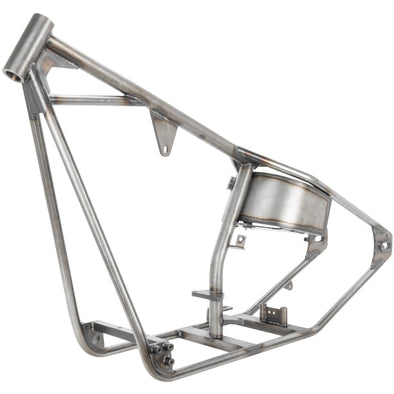 Full Rigid Chopper Frame 1936-1999 Harley-Davidson Big Twin 4 Speed - 3" Up - Frisco Tank Mounts - Horseshoe Oil Tank