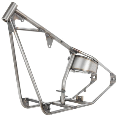 Full Rigid Chopper Frame 1936-1999 Harley-Davidson Big Twin 5 Speed - 3" Up - Sporty Tank Mounts - Horseshoe Oil Tank