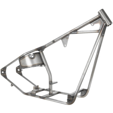 Full Rigid Chopper Frame 1936-1999 Harley-Davidson Big Twin 5 Speed - 3" Up - Sporty Tank Mounts - Horseshoe Oil Tank