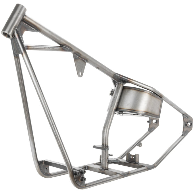 Full Rigid Chopper Frame 1936-1999 Harley-Davidson Big Twin 5 Speed - 3" Up - Frisco Tank Mounts - Horseshoe Oil Tank