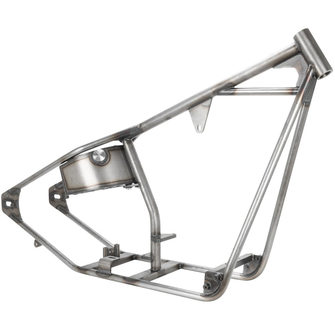 Full Rigid Chopper Frame 1936-1999 Harley-Davidson Big Twin 5 Speed - 3" Up - Frisco Tank Mounts - Horseshoe Oil Tank