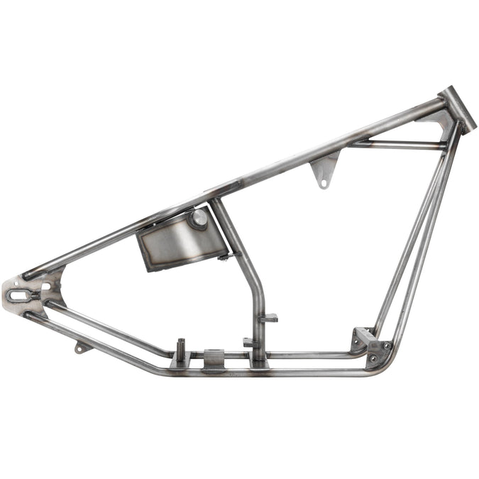 Full Rigid Chopper Frame 1936-1999 Harley-Davidson Big Twin 5 Speed - 3" Up - Frisco Tank Mounts - Horseshoe Oil Tank