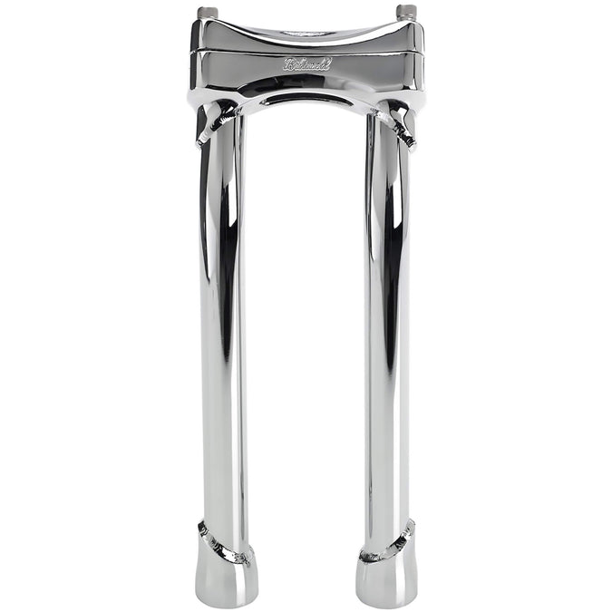 Murdock Pullback Risers - Chrome - 12 inch