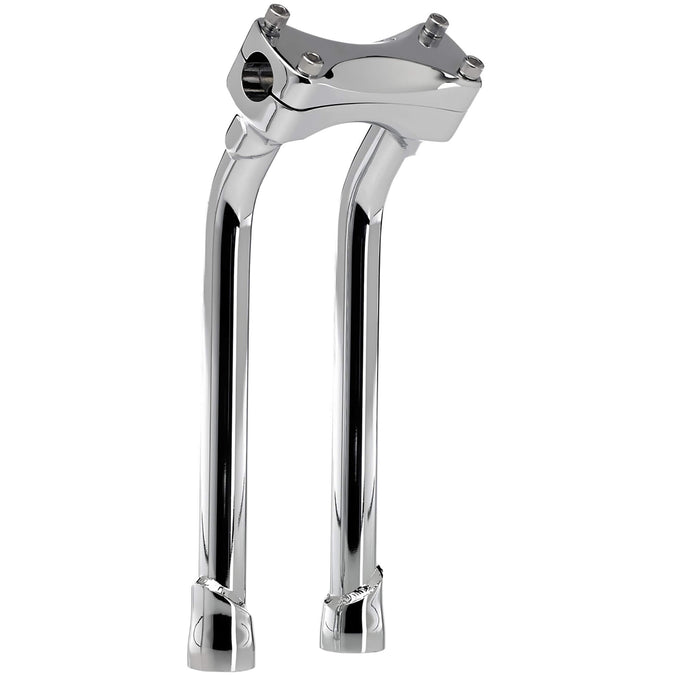 Murdock Pullback Risers - Chrome - 12 inch