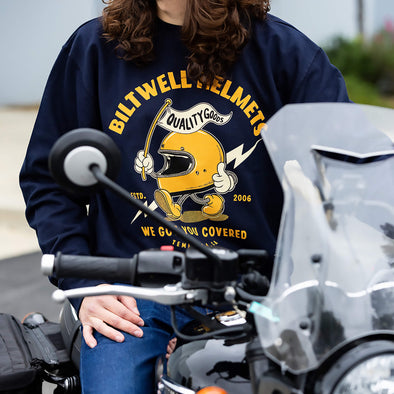 Covered Crew Neck Sweatshirt