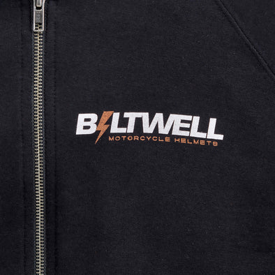 Bolts Zip-Up Hooded Sweatshirt