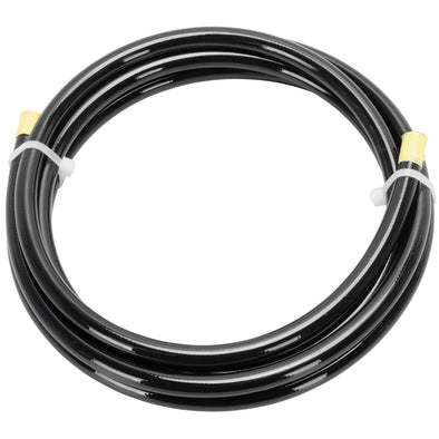 Braided Stainless Cut-To-Length Compression Brake Line - 6' - Black