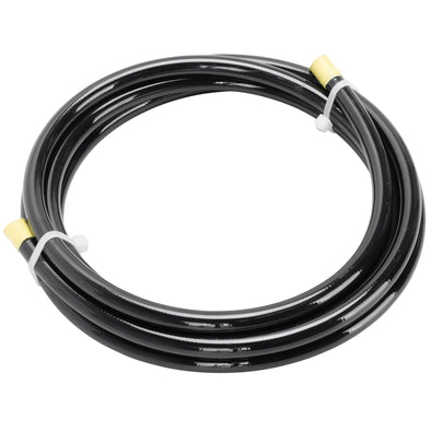 Braided Stainless Cut-To-Length Compression Brake Line - 6' - Black