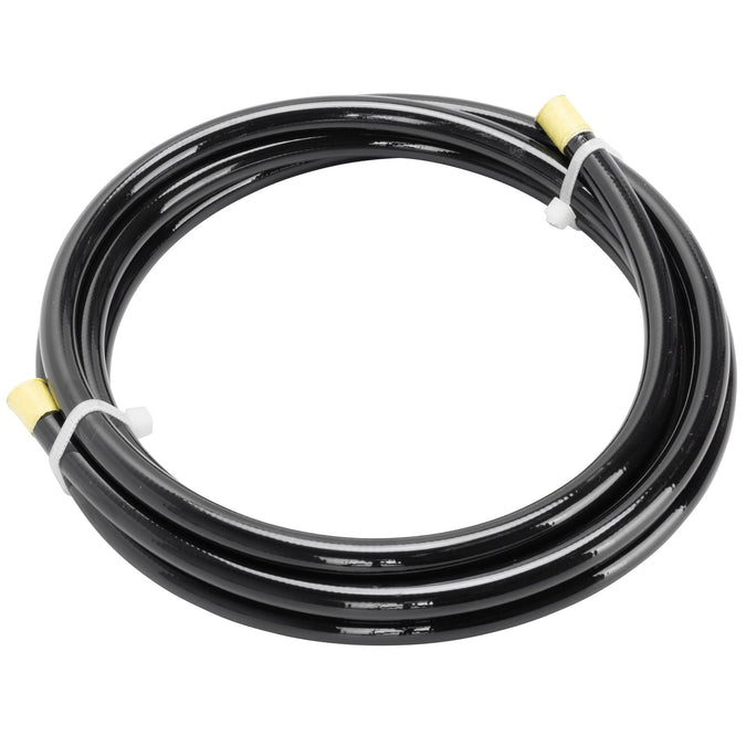 Braided Stainless Cut-To-Length Compression Brake Line - 6' - Black