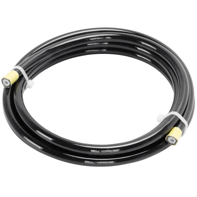 Braided Stainless Cut-To-Length Compression Brake Line - 6' - Black