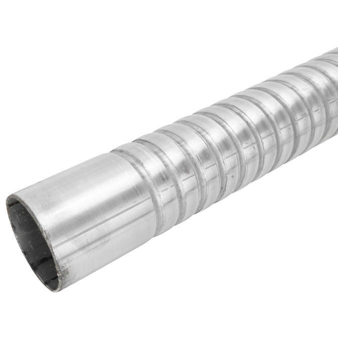 1.75 inch Ripple Exhaust Pipe - Mild Steel