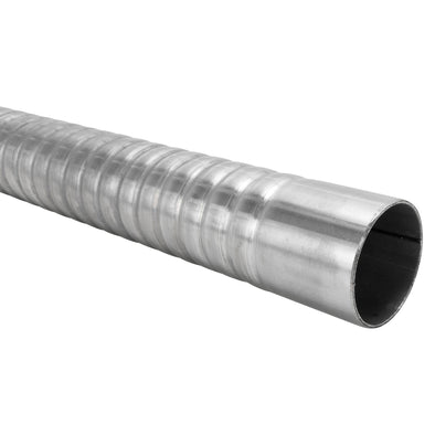 1.75 inch Ripple Exhaust Pipe - Mild Steel