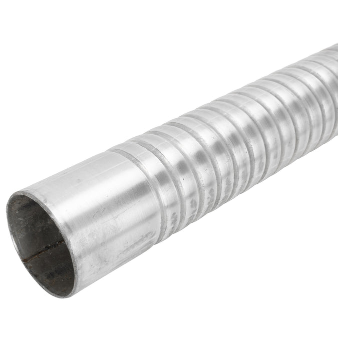 2 inch Ripple Exhaust Pipe - Mild Steel