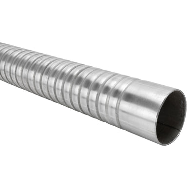 2 inch Ripple Exhaust Pipe - Mild Steel