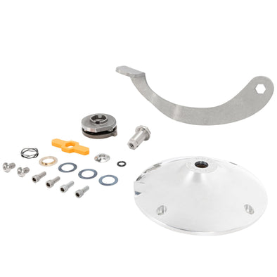 Derby Cover Foot Clutch Kit - Polished Cover - 1994-2003 Harley-Davidson Sportster