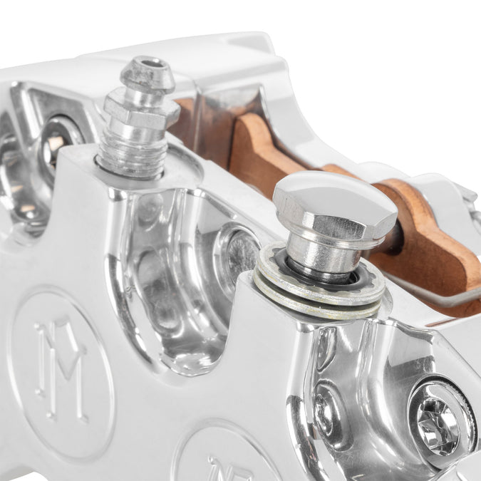 Performance Machine Classic 4 Piston Brake Caliper - Polished