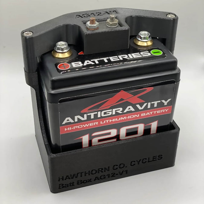 Battery Box Antigravity 12 Cell w/ Breaker Mount & OEM Horseshoe Tank Adapter Plate