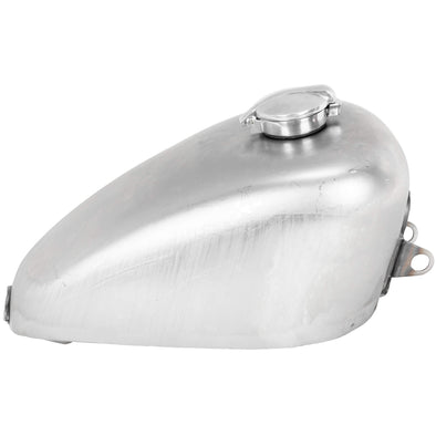 Monza Flip-Up Gas Cap - Polished Aluminum - 2.5" Diameter