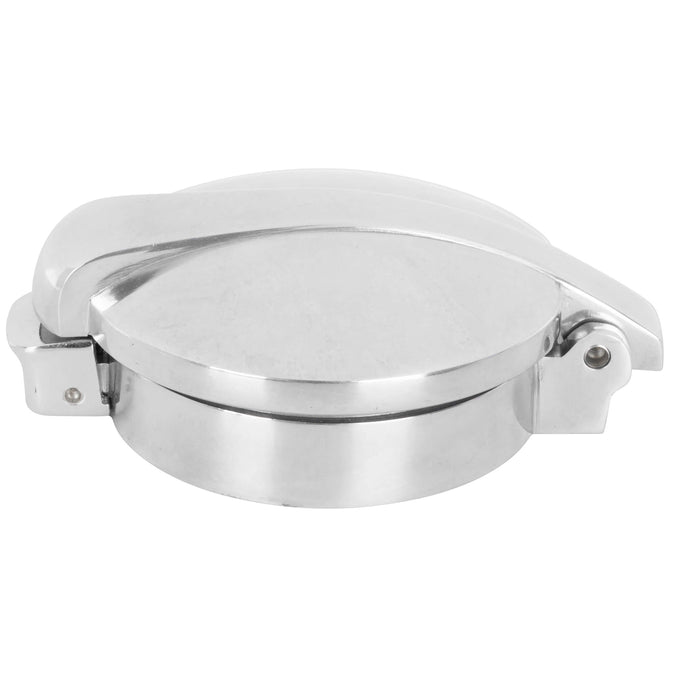 Monza Flip-Up Gas Cap - Polished Aluminum - 2.5" Diameter